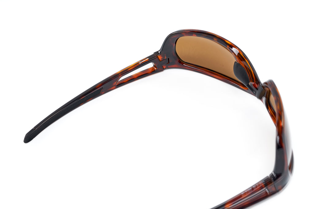 RetroWave Series Active Sunglasses (Brown Wavy)