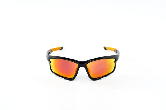 ProX Series TR90 Rubberized Active Sunglasses (Reflective Orange)