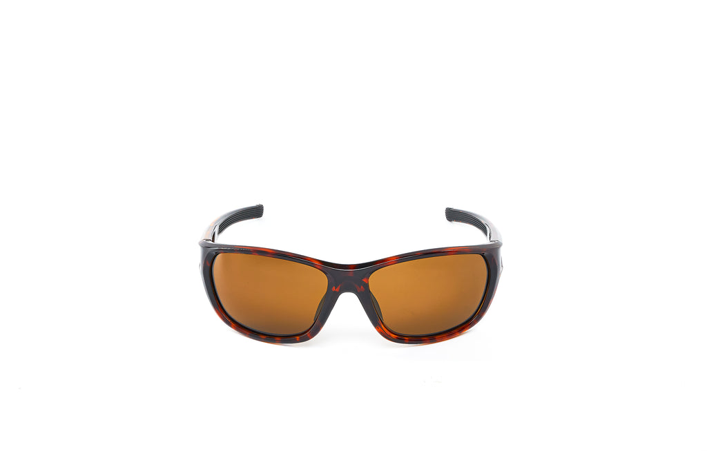 RetroWave Series Active Sunglasses (Brown Wavy)
